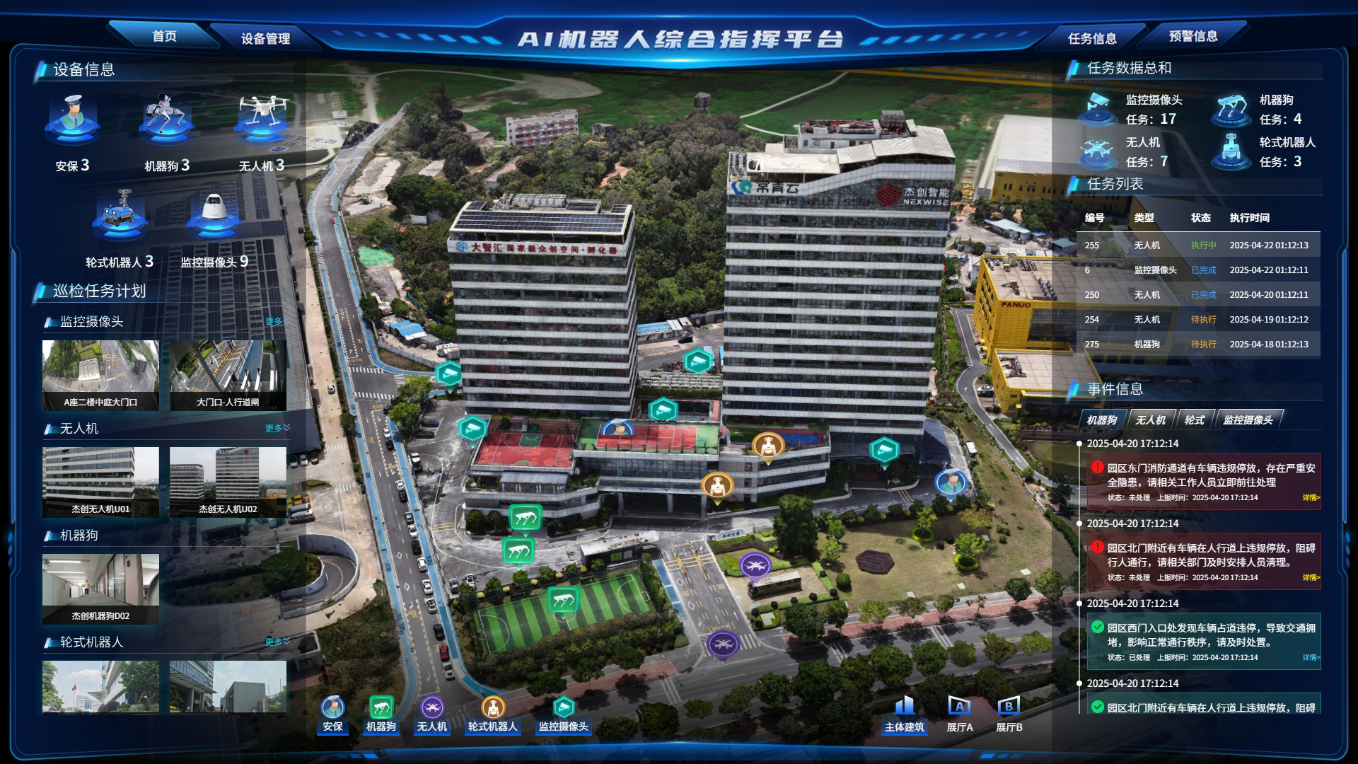 AI机器人综合指挥平台